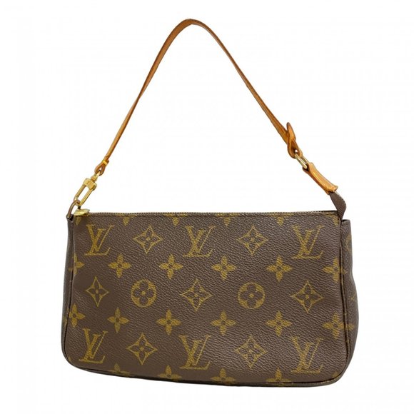 LOUIS VUITTON Brown Monogram Pouch - Picture 1 of 9